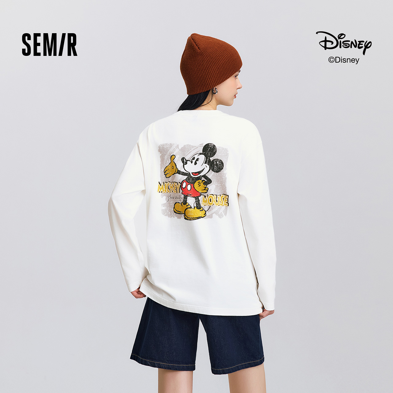 森马迪士尼合作系列中长款T恤女