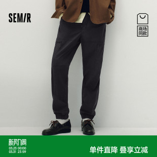 男多口袋工装 森马休闲裤 裤 2025秋季 宽松锥形束脚裤 新款 商场同款