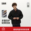 商场同款 牛仔拼接假两件外套 森马羽绒服男冬90绒子防风三防25新款