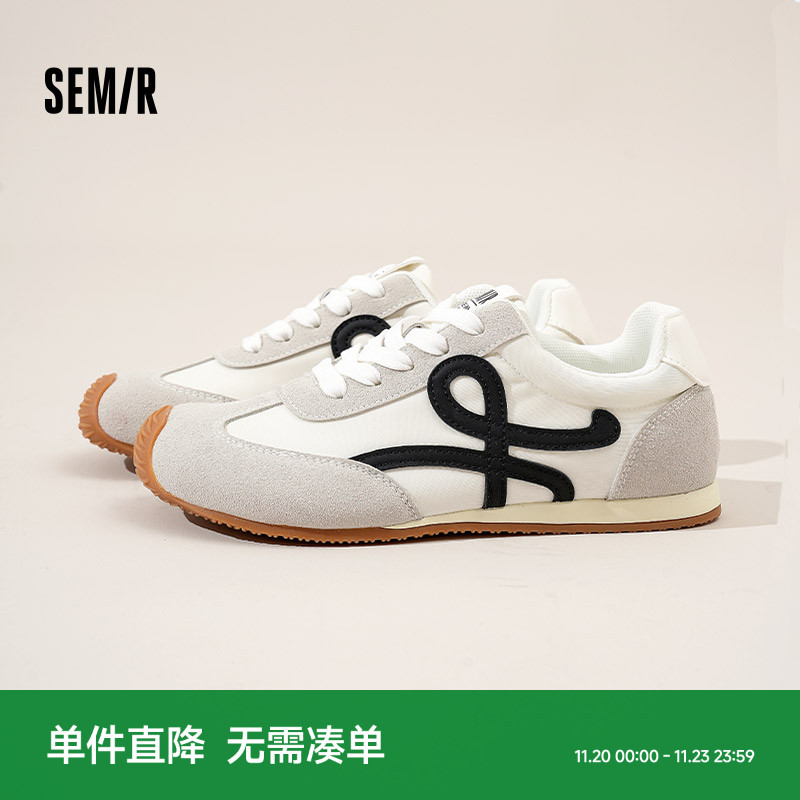 Semir女鞋小歪头复古德训阿甘鞋