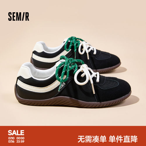 Semir女鞋复古经典时尚德训鞋