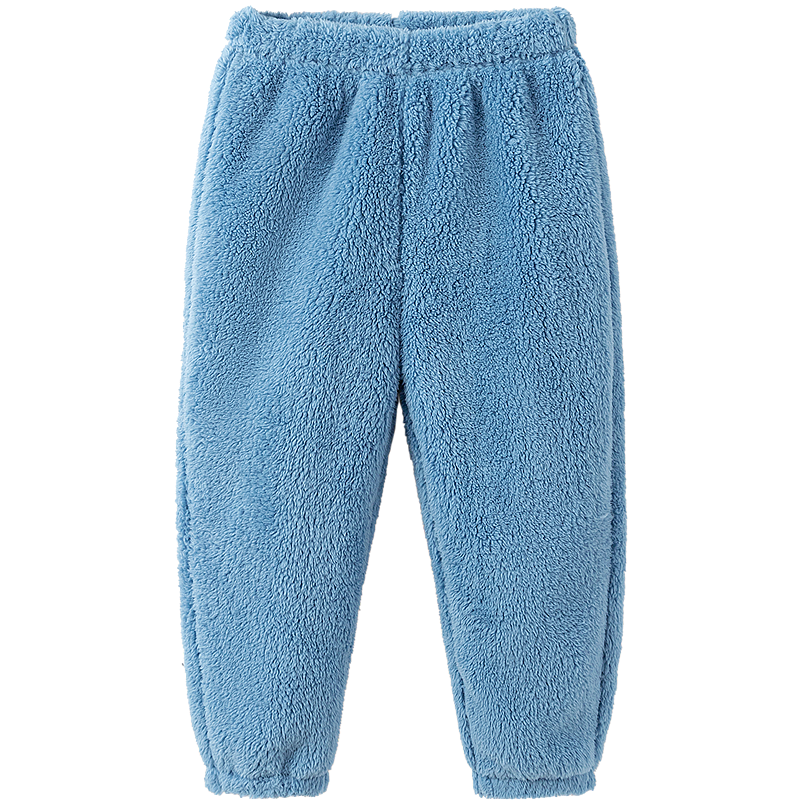 森马儿童长裤2024年新款保暖珊瑚绒宽松家居裤冬季男童女童装裤子