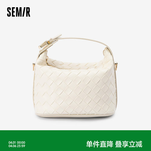 森马包包斜挎包女2024新款手提包小众化妆包mini盒子包潮流单肩包