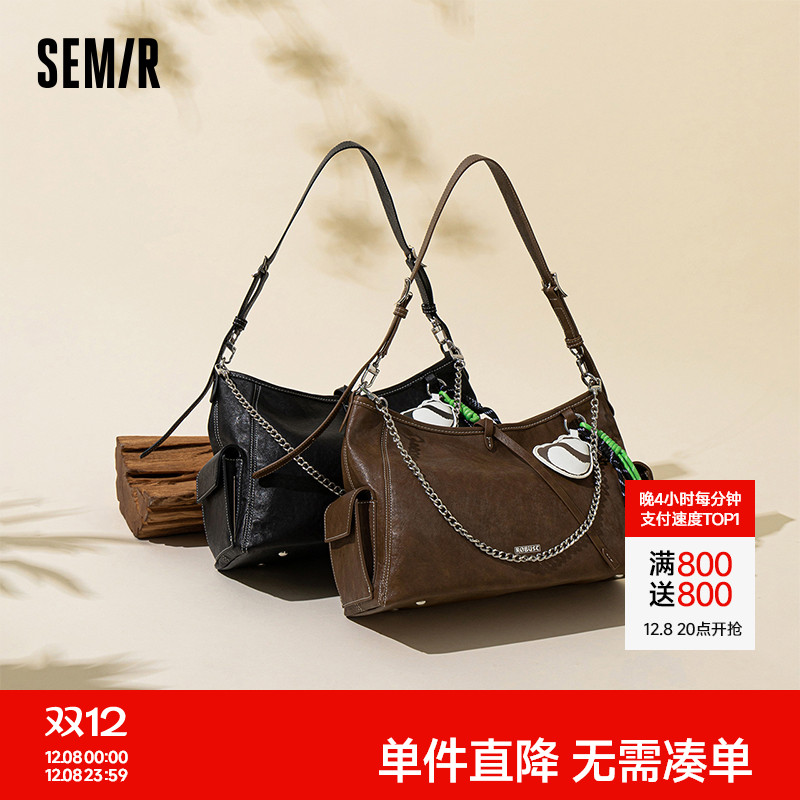 森马包包女托特包多口袋工装