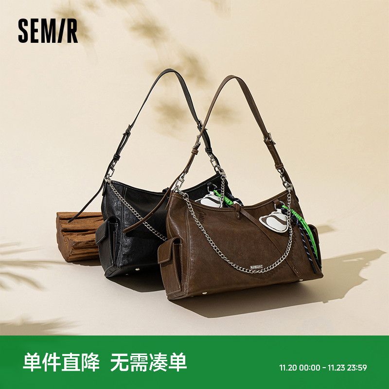 森马包包女托特包多口袋工装