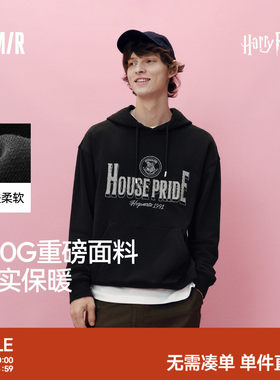 森马哈利波特联名连帽针织卫衣男