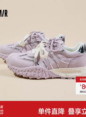 Semir女鞋阿甘鞋女款2025新款秋冬厚底增高百搭休闲运动老爹鞋子