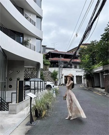 WINEMASNOW长裙A型印花