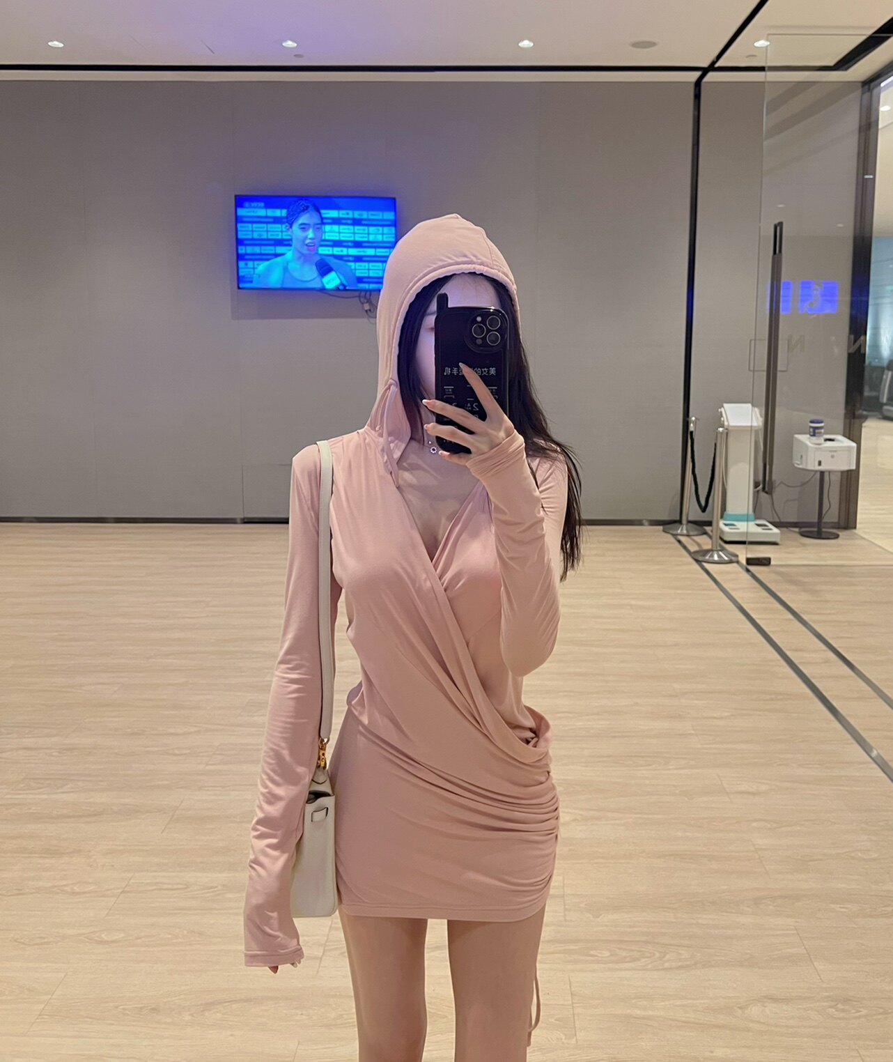 WINEMASNOW三文鱼连衣裙