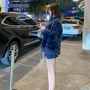 peal 型超好 獭兔毛 小众皮草带收腰版 定染 10.10Winema晓雪