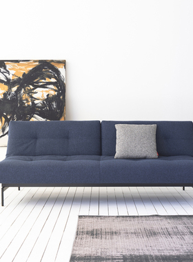 丹麦依诺维绅客厅沙发床ILB200小户型多功能三挡折叠布艺沙发组合