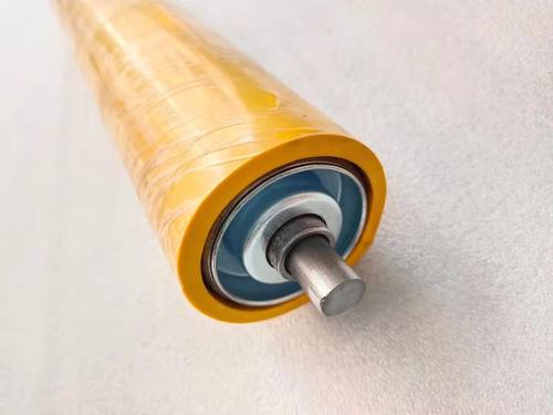 聚氨酯套胶挤压无动力滚筒