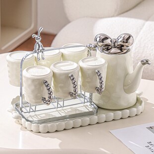 德国乔迁新居杯子套装家用客厅茶具水杯套装轻奢茶壶水壶杯具套装