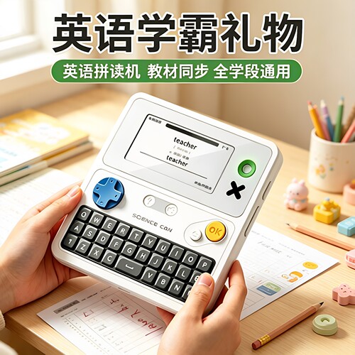 德国实用生日礼物女孩男孩单词机