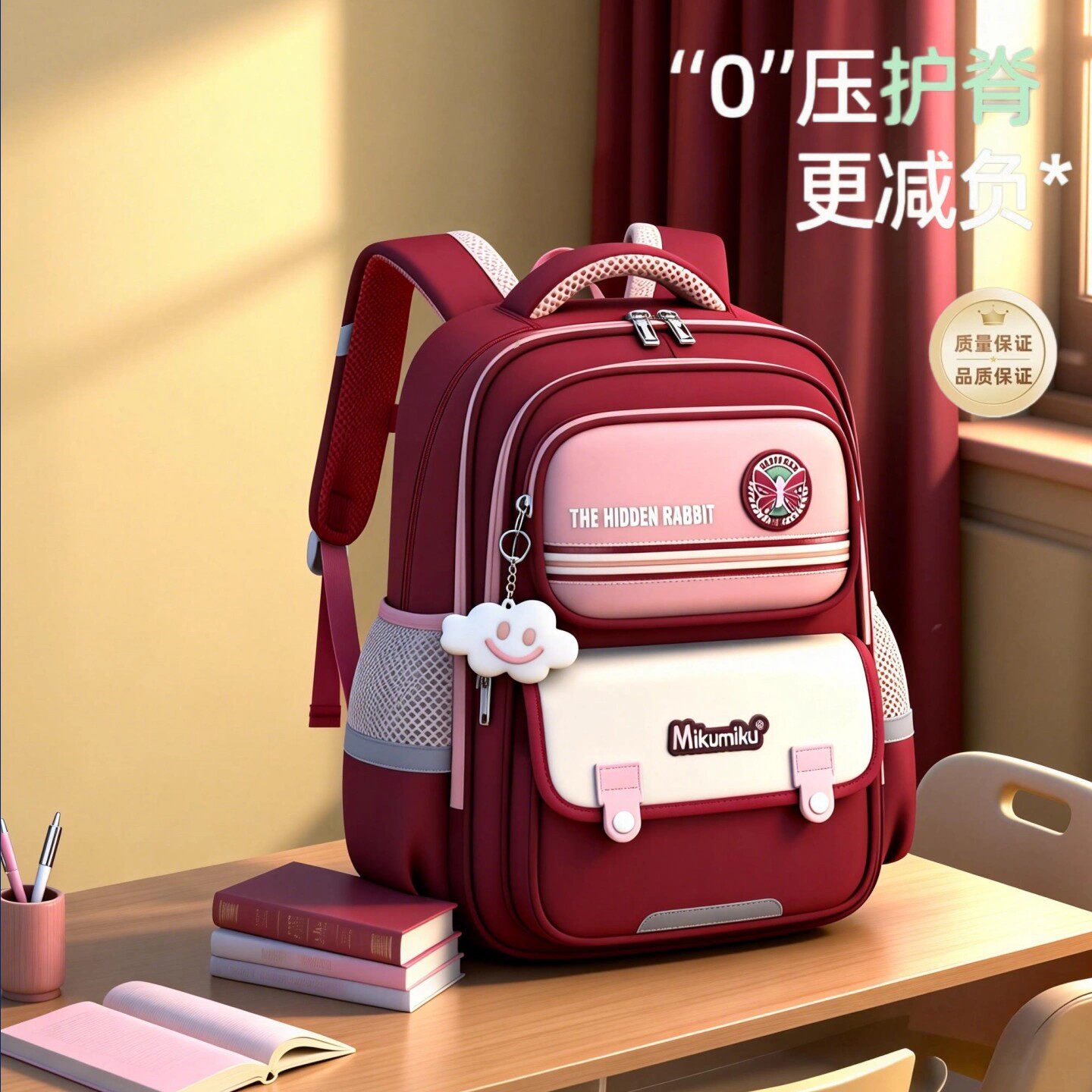 德国小学生护脊减负大容量书包