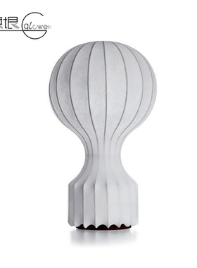 意大利进口FLOS白色布艺卧室客厅书房吧台书柜复古台灯设计感蚕丝