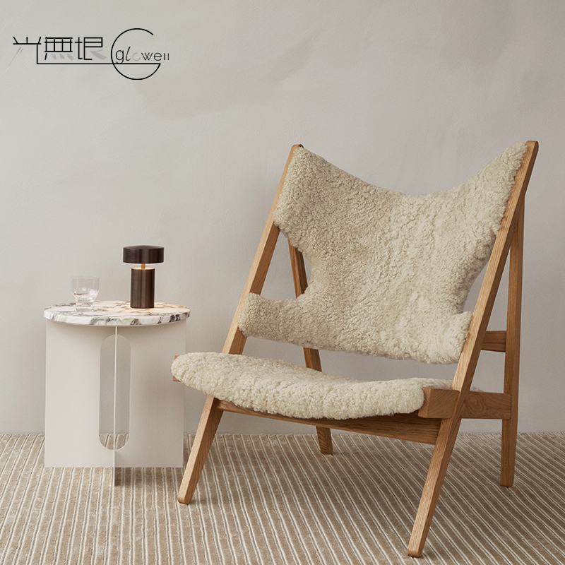 丹麦客厅北欧真皮卧室沙发