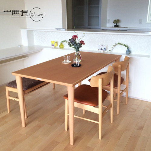 日本原产进口可丽木酷长桌实木