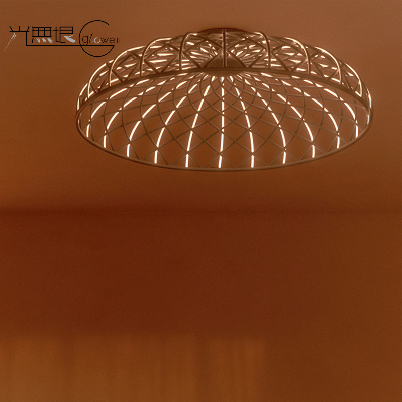 进口Skynest编织LED圆形吊灯