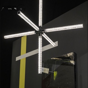 匈牙利进口Manooi Hanabi餐厅楼梯厅挑高烟花水晶吊灯