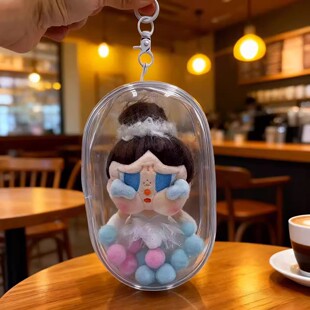 17cm芭蕾舞哭娃CRYBABY SHINY SHINY保护套防尘壳罩高清遛娃包