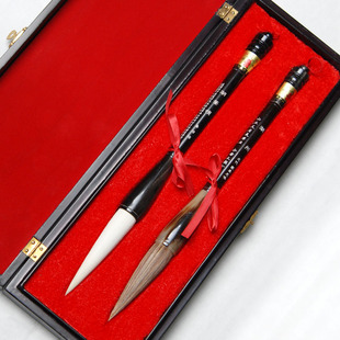 王一品天官牌毛笔正品湖笔颂(湖州诗)精品套笔高档套装礼盒