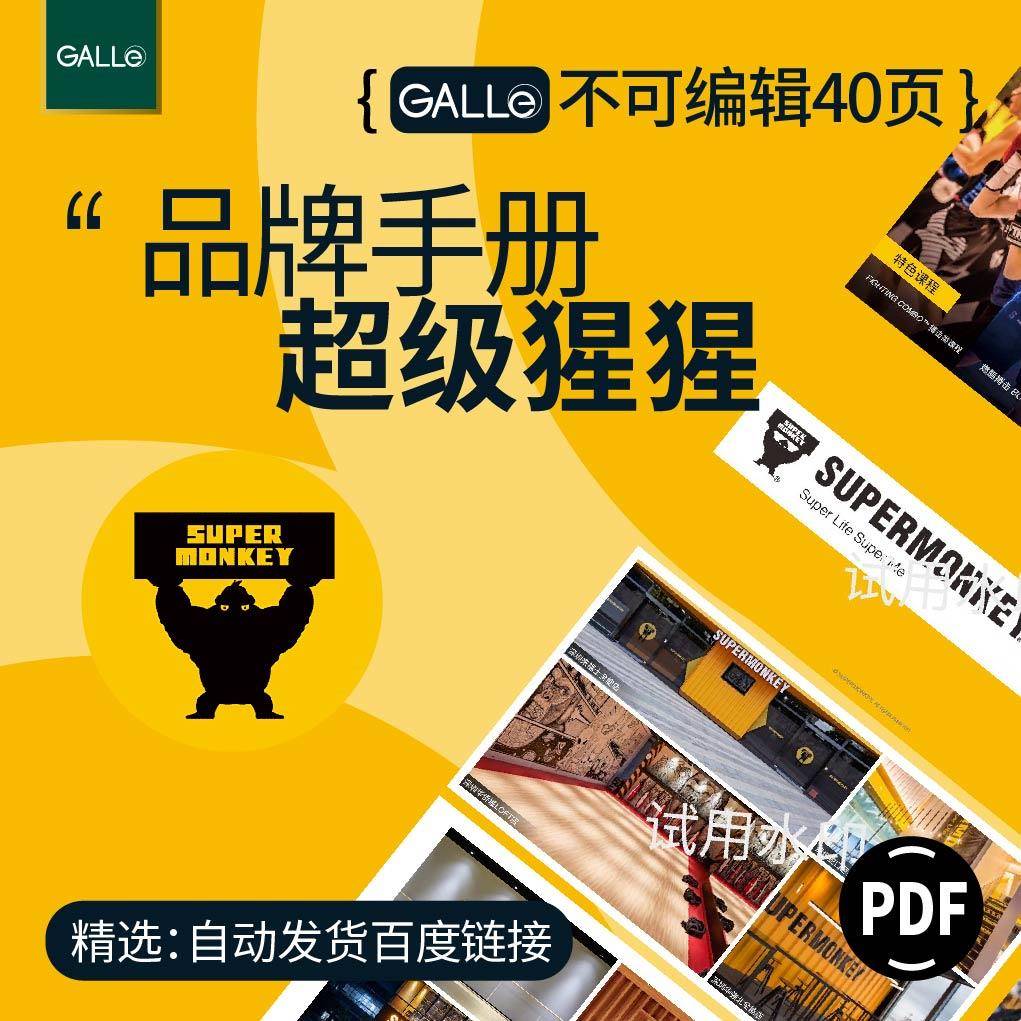 潮流健身运动品牌手册故事介绍参考行销企业大厂PDF学习鉴赏文档