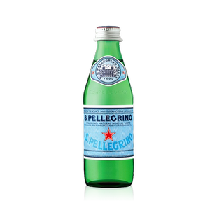 S.Pellegrino圣培露天然矿泉水气泡水意大利进口水250ml*24瓶整箱