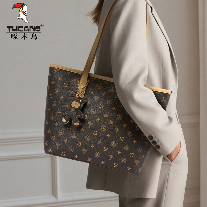 轻奢手提单肩包大容量通勤女包