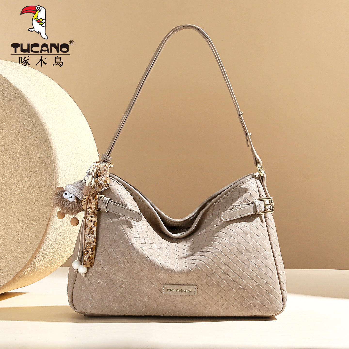 啄木鸟女包2025新款轻奢时尚腋下包hobo流浪包高级质感单肩斜