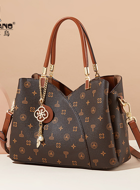 啄木鸟大容量包包女2025新款秋冬季生日礼物送妈妈手提包单肩斜挎