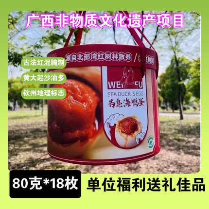 匠心极为凫广西海鸭蛋咸蛋黄大流油北部湾礼盒礼品单位福利团购