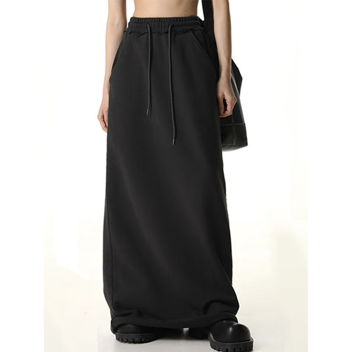 大码美式休闲运动直筒卫裙女