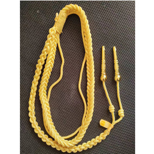 16文工团礼服绶带仪仗队穗带黄色绶带乐队演出礼仪带结婚演出舞台