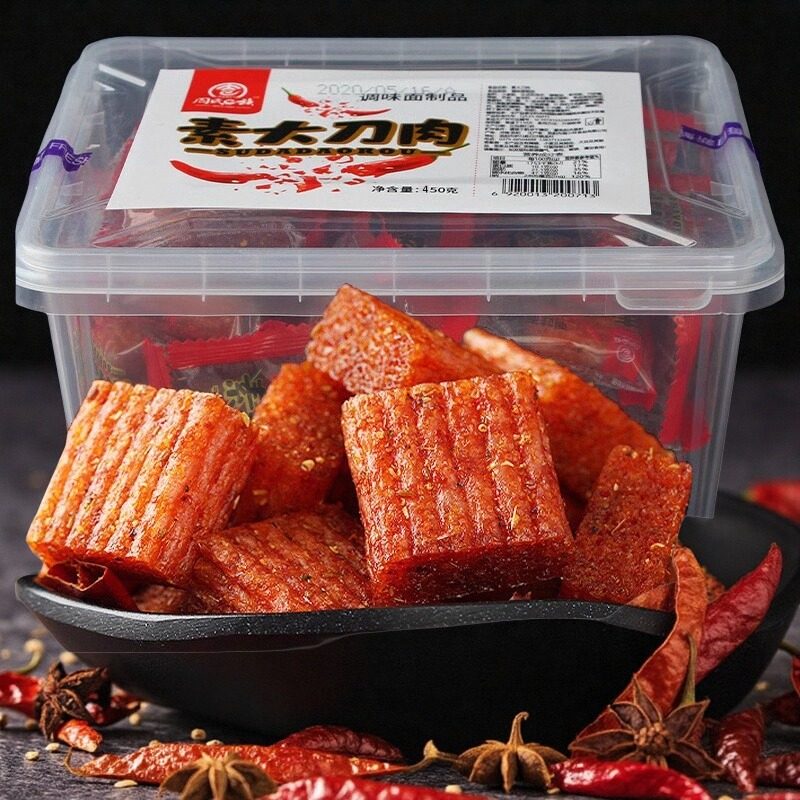 周氏e族大刀肉麻辣条8090后儿时怀旧休闲零食小吃整箱零食大礼包,粮油调味/速食/干货/烘焙,人造肉/植物肉速食,淘宝优惠券,粉丝福利购,淘宝优惠卷