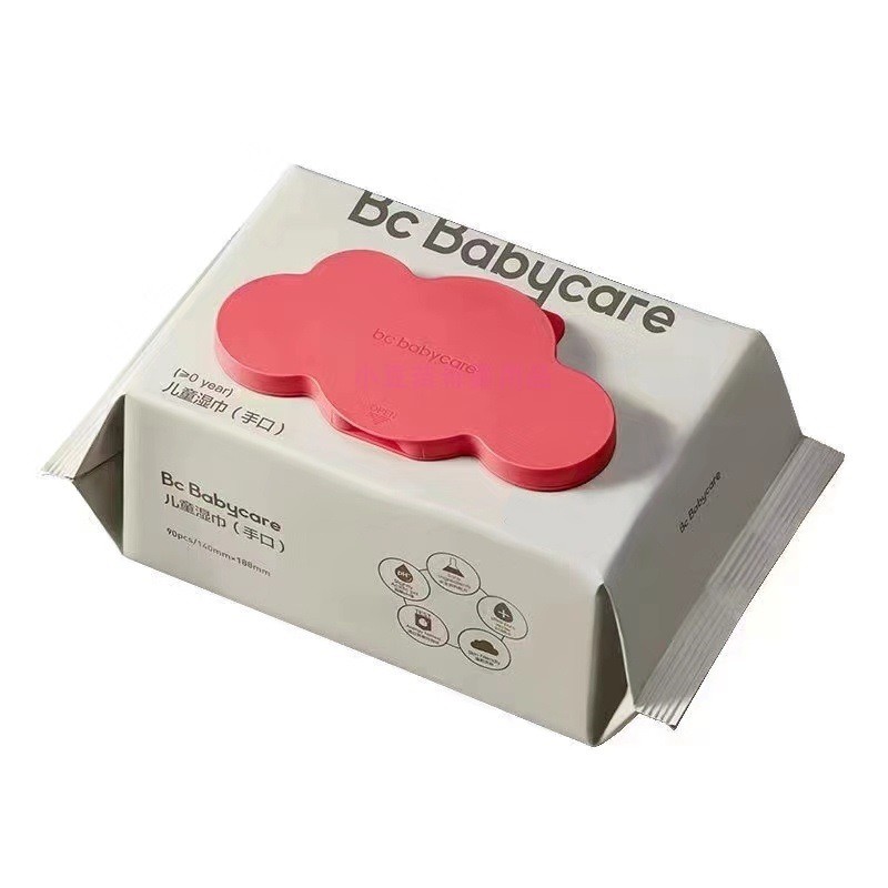 Babycare婴幼儿手口湿巾80抽红盖新品加厚紫盖80抽20抽宝宝湿巾