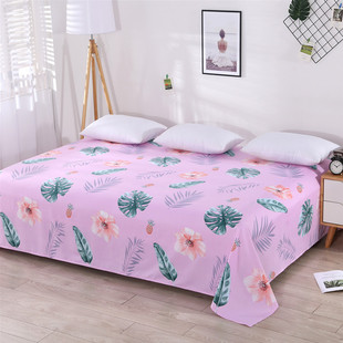 秋冬加厚磨毛双人大床单农村大炕单子布榻榻米床单加长土炕火炕单