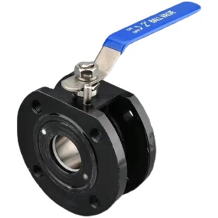 Q71F-16C铸钢薄型球阀意大利式超薄型手动对夹球阀四氟120度包邮