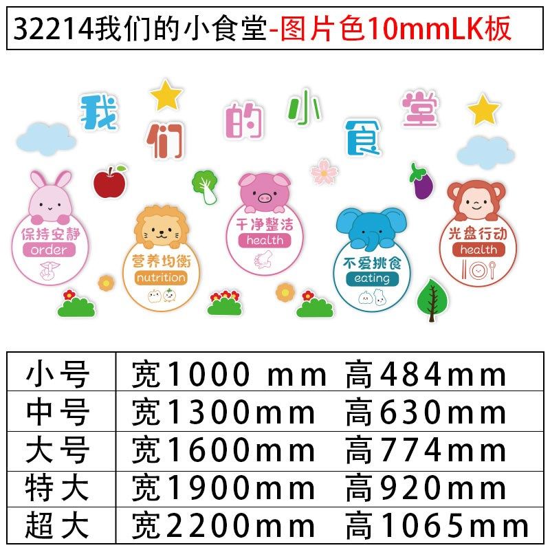 幼儿园食堂文化墙午托管班节约粮食标语学校餐厅环创主题墙面装饰,家居饰品,文化墙贴,淘宝优惠券,粉丝福利购,淘宝优惠卷