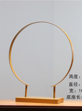 现代简约铁艺花架搭配桌面花瓶花盆置物架创意新中式桌面装饰摆件