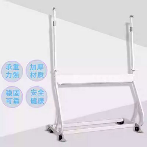 钢化玻璃白板写字板支架式可移动办公室玻璃黑板磁性白板儿童家用
