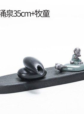 古法鱼缸创意循环水造景景观水景流水摆件出水口装饰流水器套装