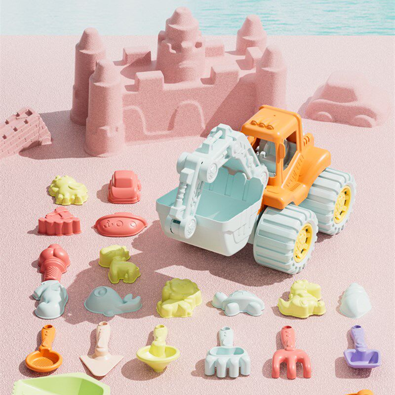 儿童沙滩玩具套装宝宝海滩挖沙玩沙子挖土工具铲子桶沙漏沙池