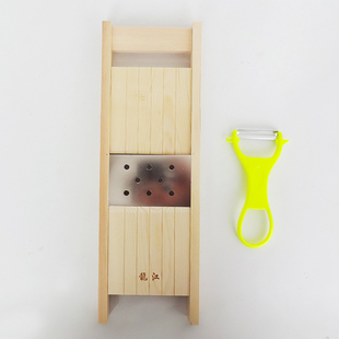 实木加宽擦片器可调节厚度刨片器擦子切片器切菜器刨子擦菜板