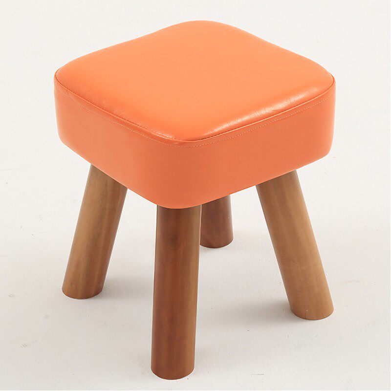 小凳子实木家用时尚创意客厅成人板凳儿童沙发凳皮换鞋凳茶几木凳