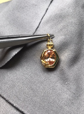 芬达色香水瓶925银芬达色香水瓶吊坠项链吊坠项链