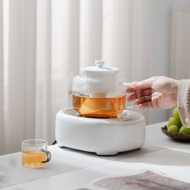 煮茶器新款茶壶煮茶器小型耐高温网红烧水泡茶养生茶电陶炉触屏,餐饮具,煮茶炉,淘宝优惠券,粉丝福利购,淘宝优惠卷
