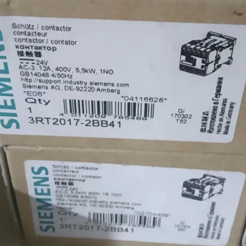 3RT2017-2BB41 低压接触器正品 3RT2017-1BB41 3RT1016-1KB41议价