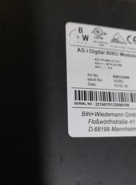 *现货销售*全新Bihl+Wiedemann BWU2490 模块BWU2490