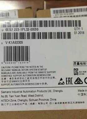 西门子S7-1200 6ES7 223-1BL32-0XB0原装223-1PL32-0XB0 SM1223
